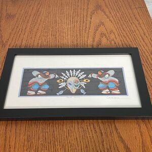 Barbara Lavallee “Polar Dance” Hand Signed Print 1992 Alaska